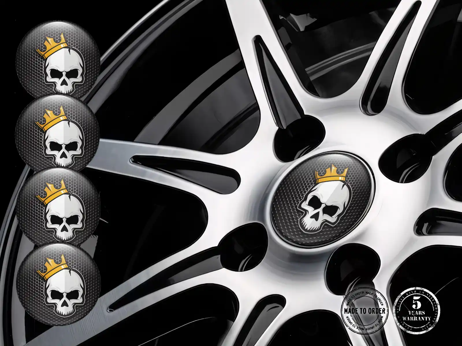 Sticker on Rims Sports Temporal Surge Grid
